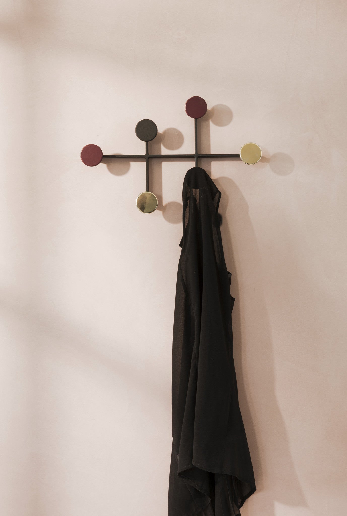 Afteroom Coat Hanger, Sort/Messing