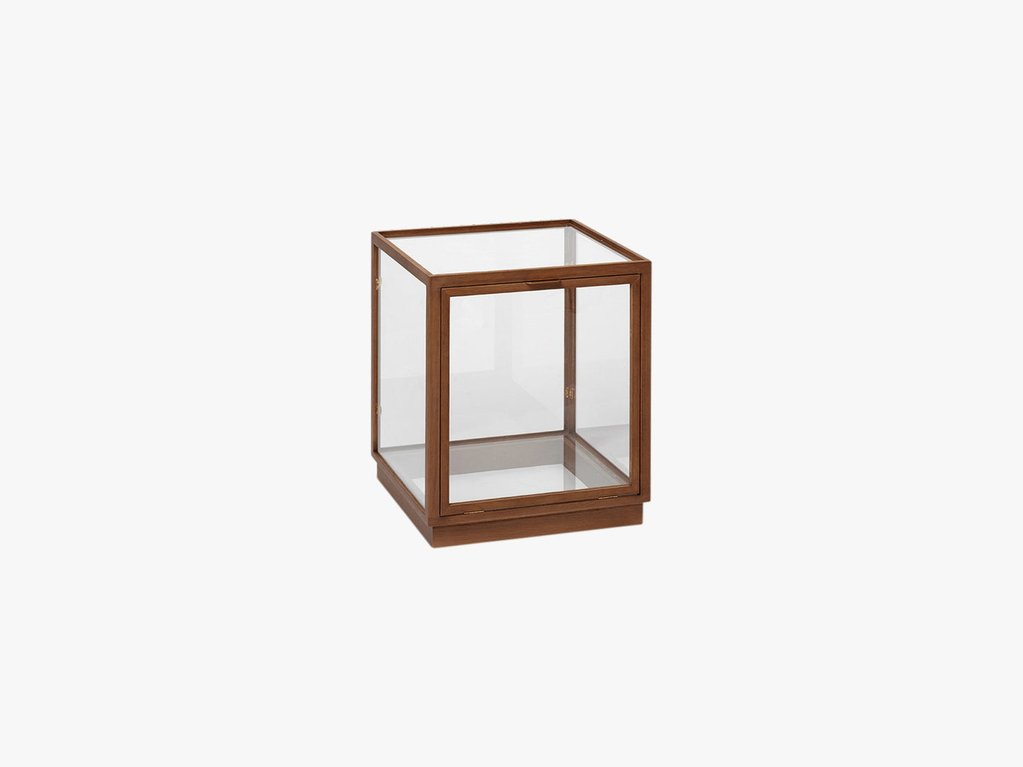 Miru Glass Montre, Dark Stained Oak