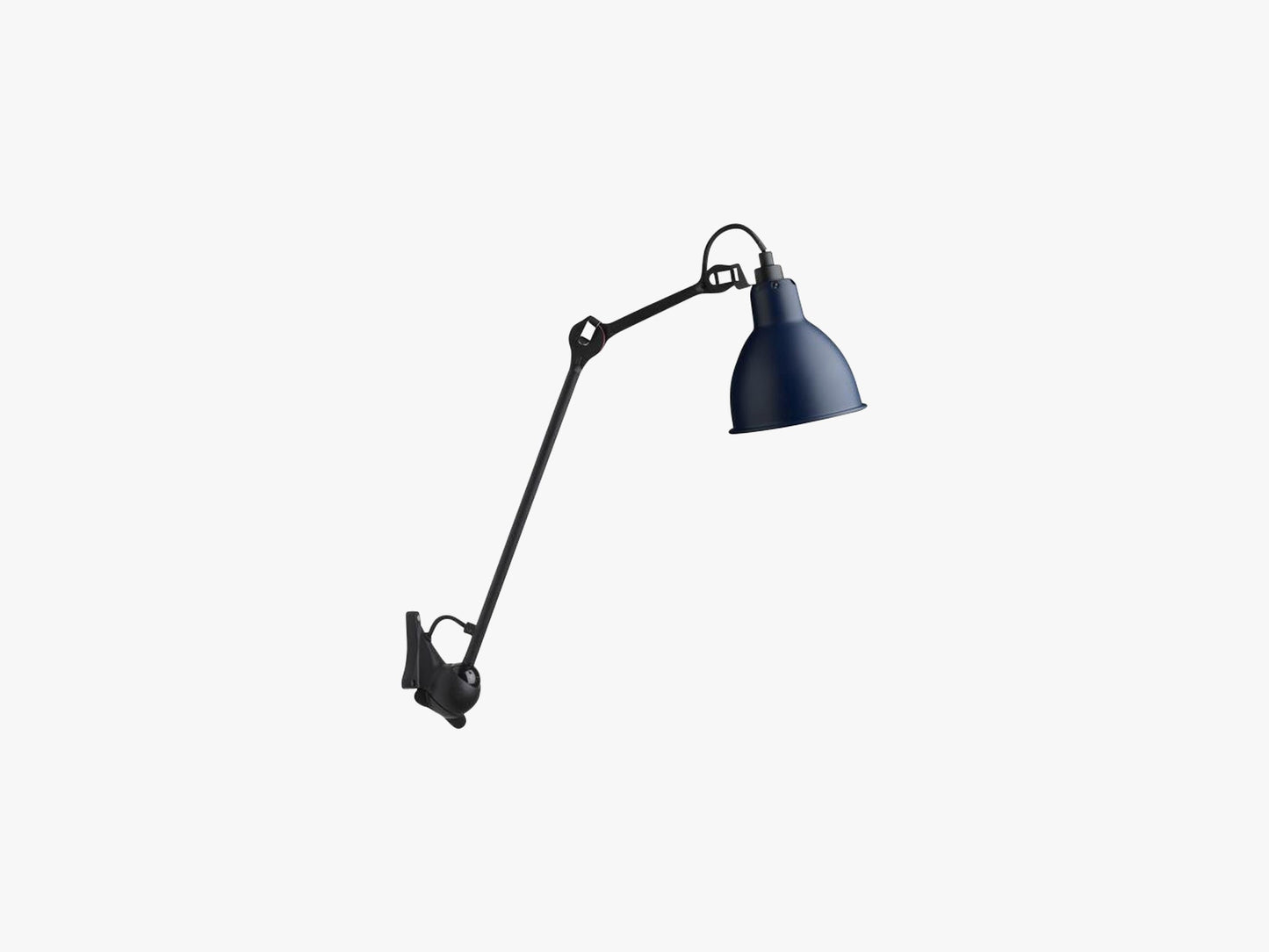 Lampe Gras N222, Mat Sort/Mat Blå