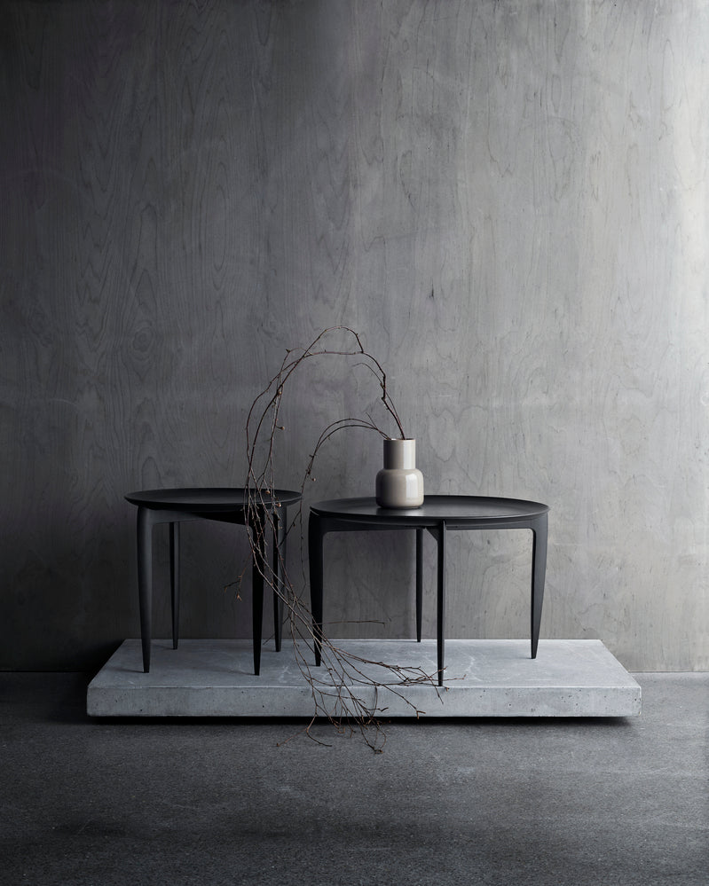 Foldable Tray Table, Black - Ø45