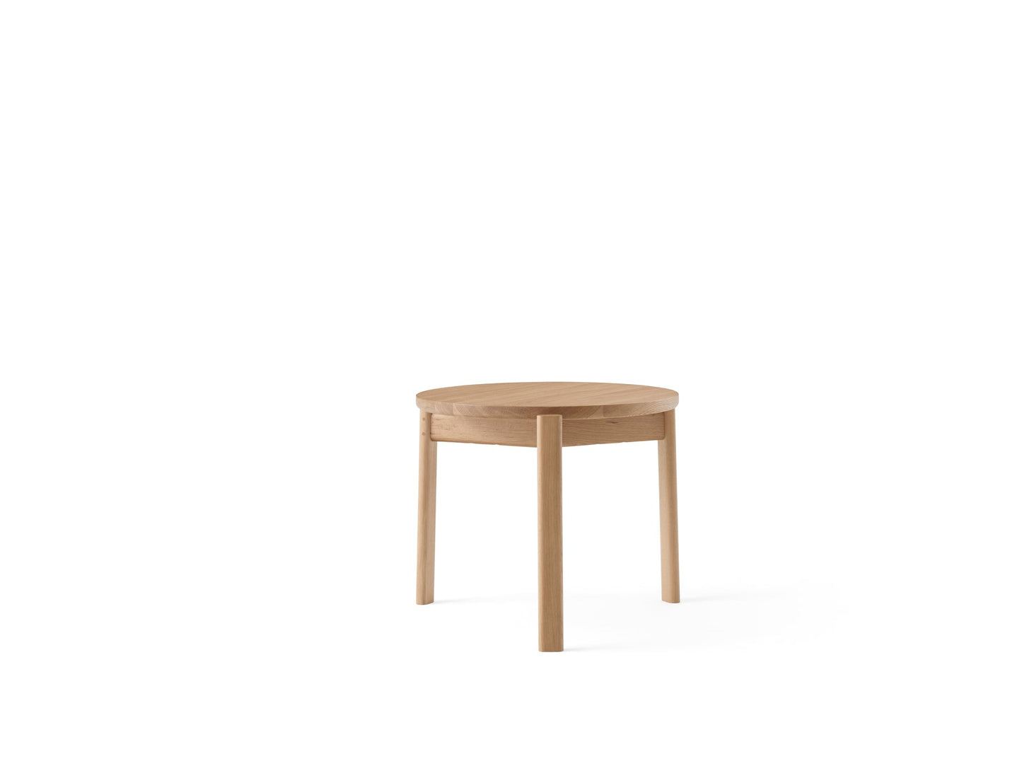 Passage Lounge Table, Ø50, Natural Oak