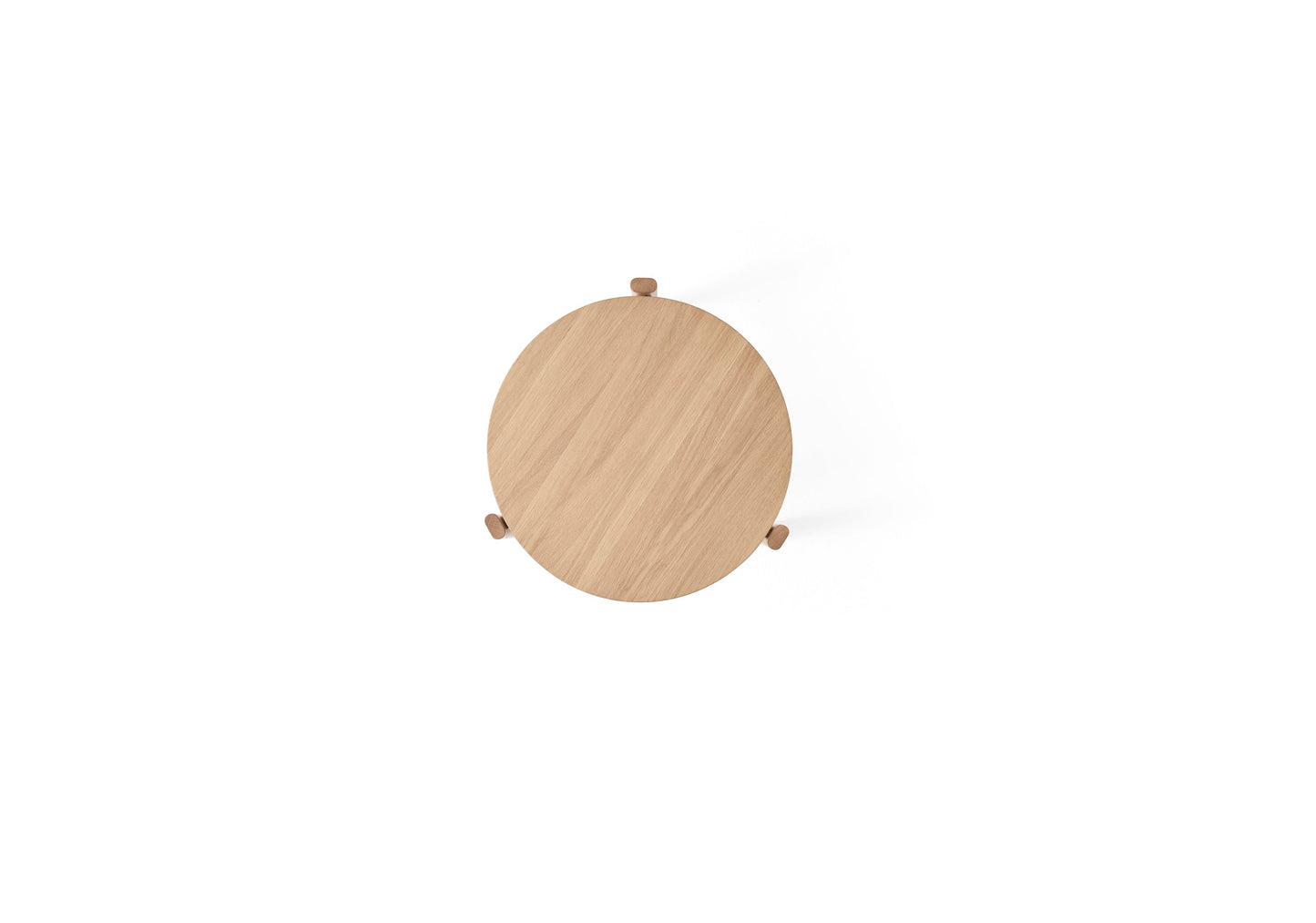 Passage Lounge Table, Ø50, Natural Oak