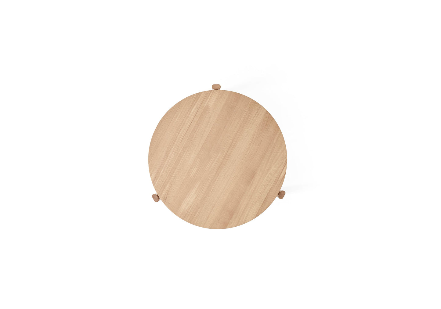 Passage Lounge Table, Ø70, Natural Oak