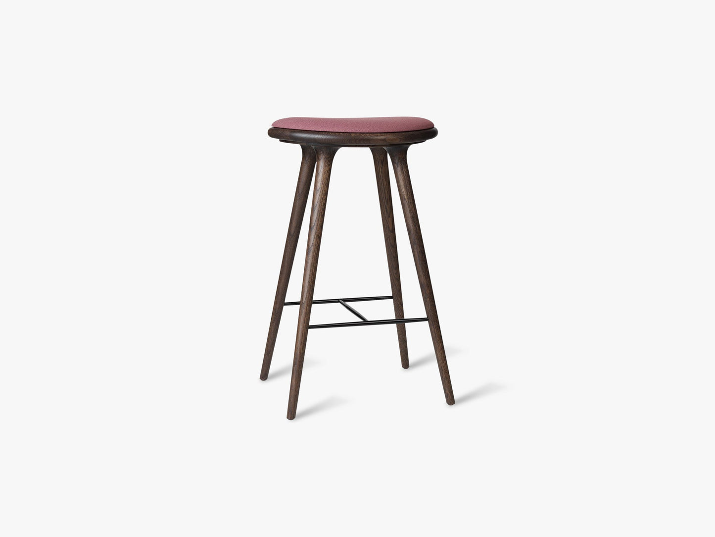 High Stool - Sirka Grey Oak Cura, Plum