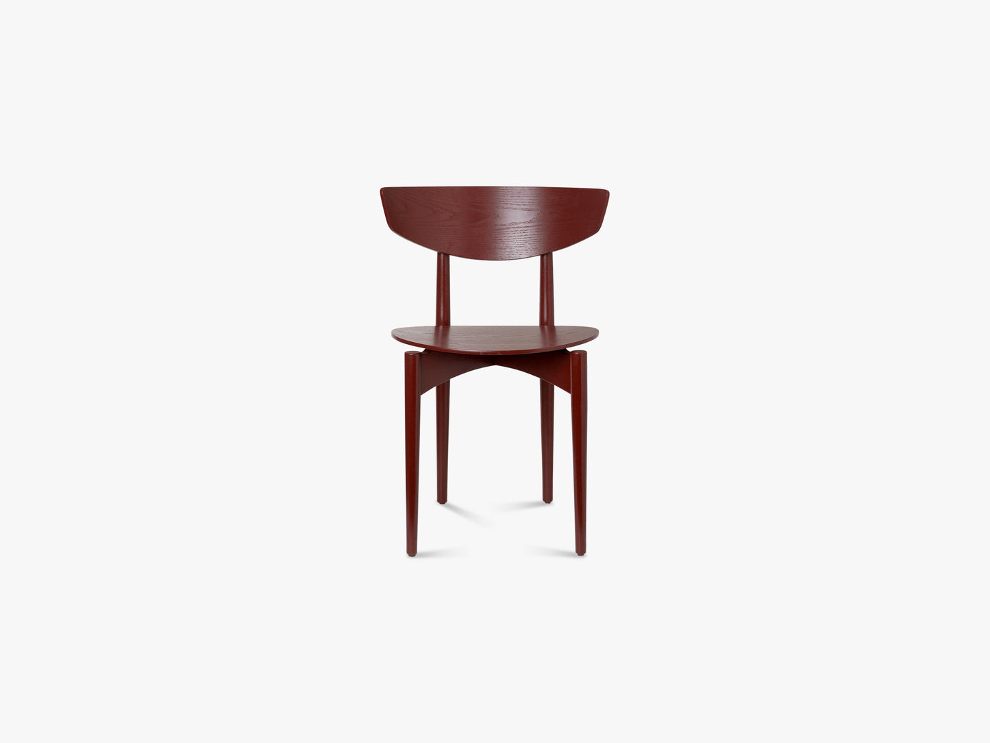 Herman Dining Chair Wood, Red Brown