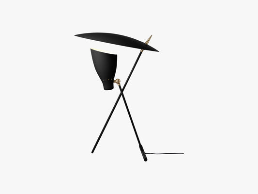 Silhouette table lamp, Black noir