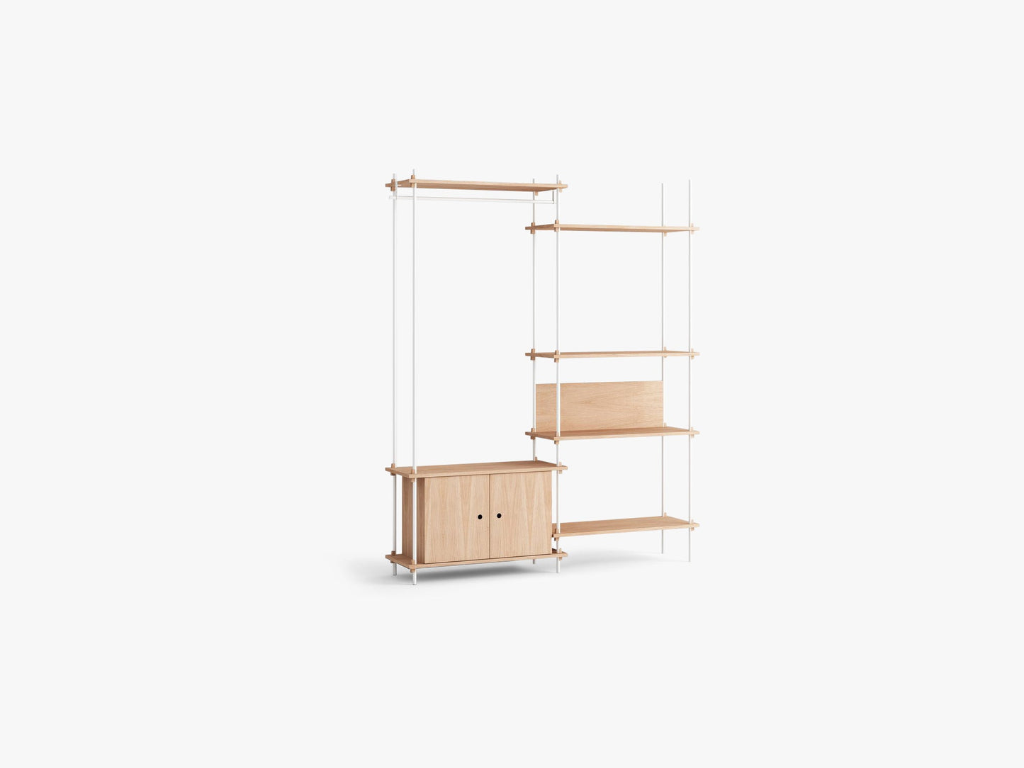 Shelving System – 22002G, Oak/White