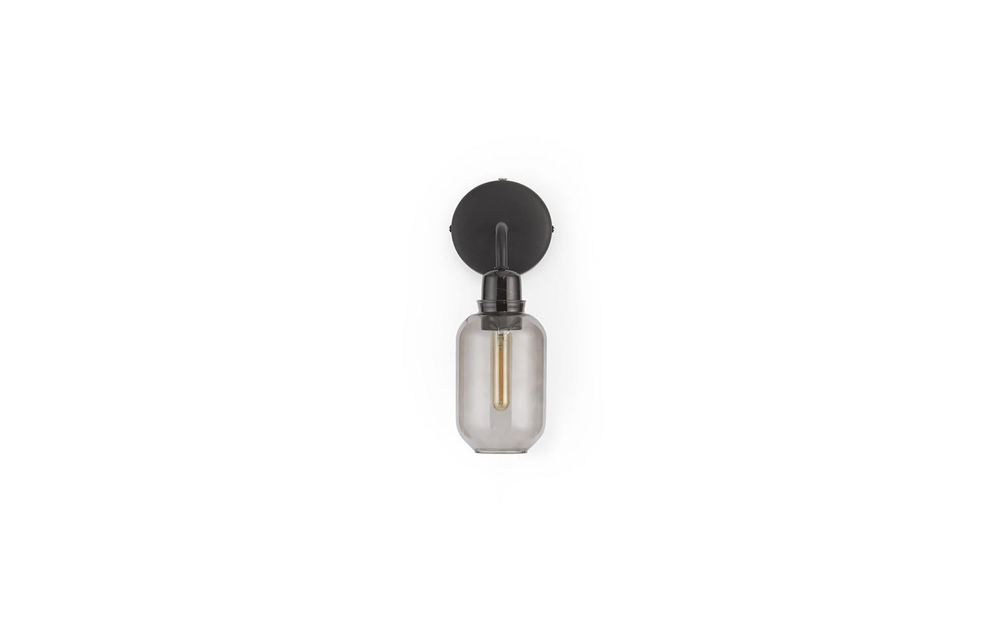 Amp Wall Lamp, Smoke/Black