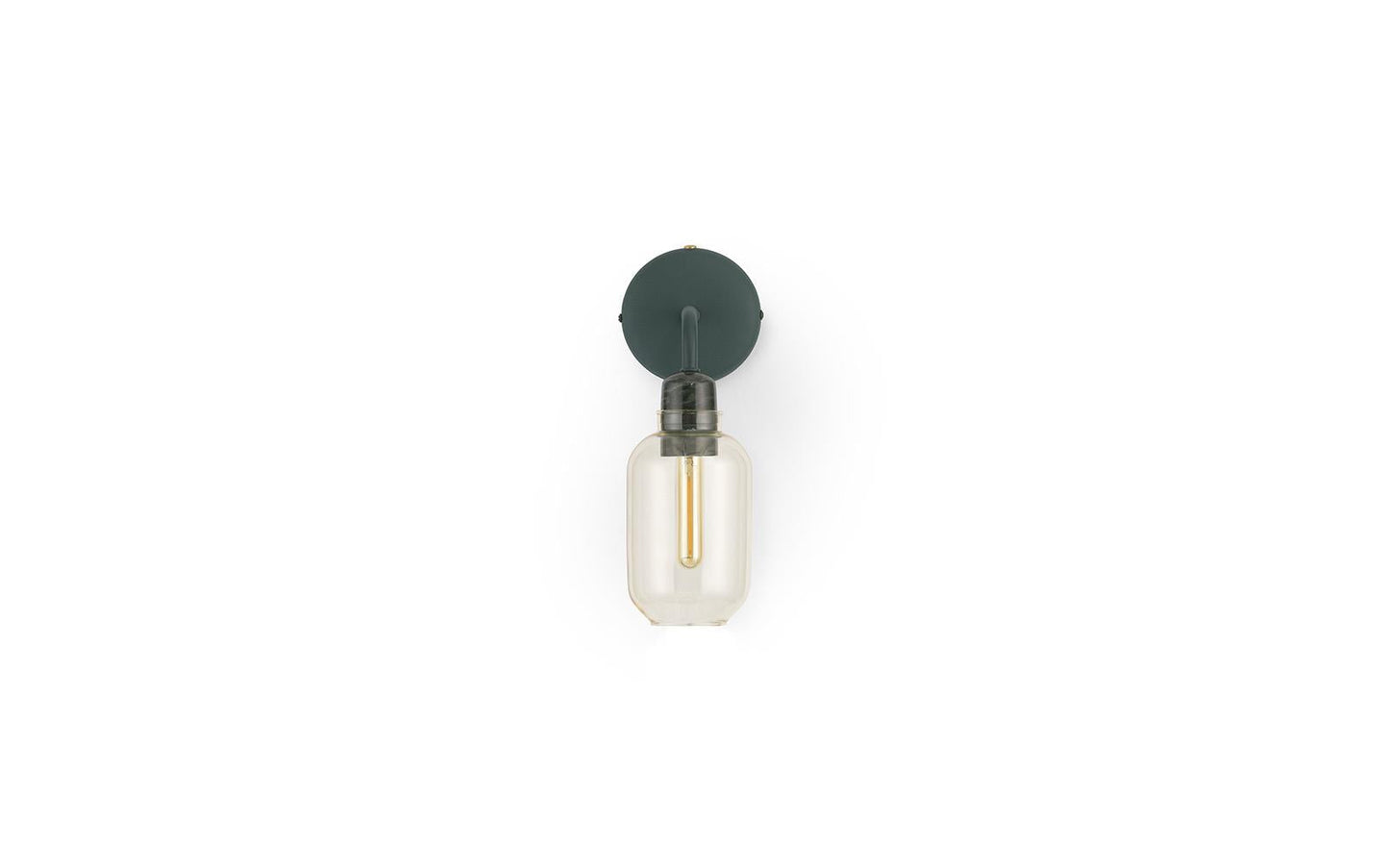 Amp Wall Lamp, Gold/Green