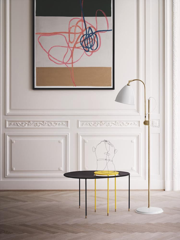 Bestlite BL3 Floor Lamp - Ø21 - Brass Base, Brass