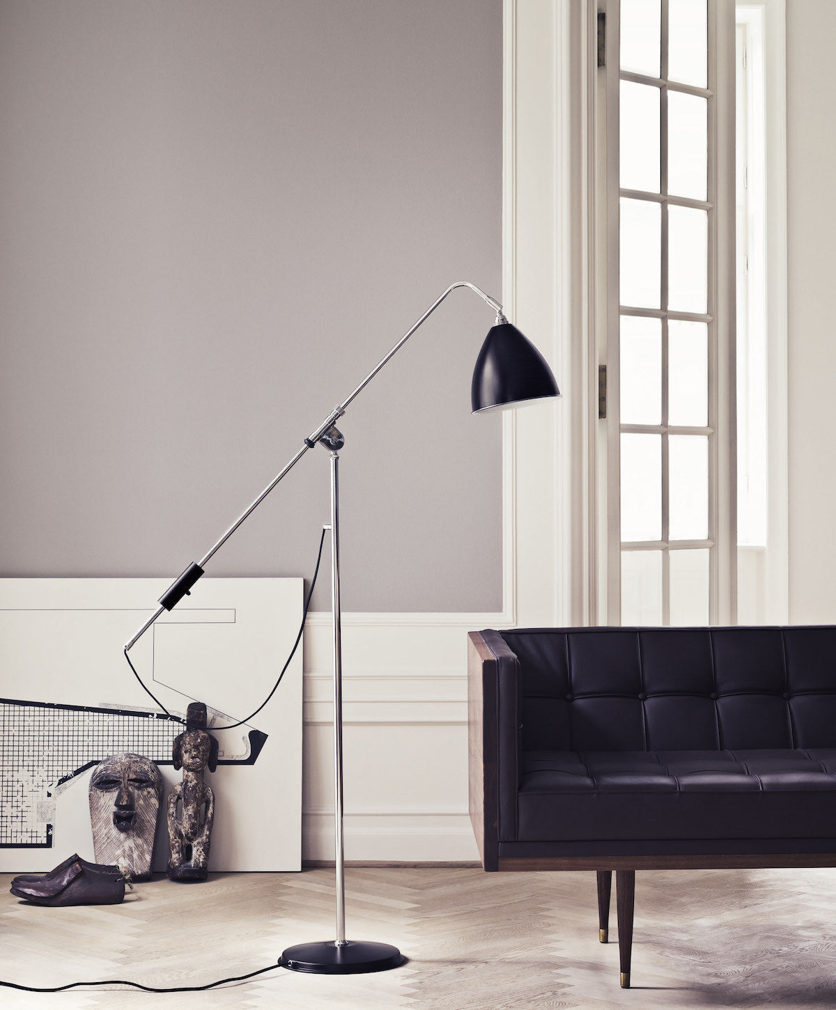 Bestlite BL4 Floor Lamp - Ø21 - Brass Base, Brass