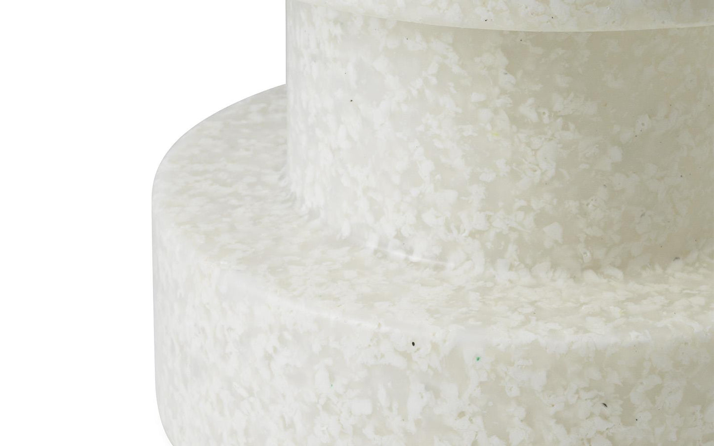 Bit Stool Stack, White/White