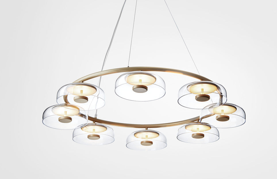 Blossi 8, Nordic gold/clear