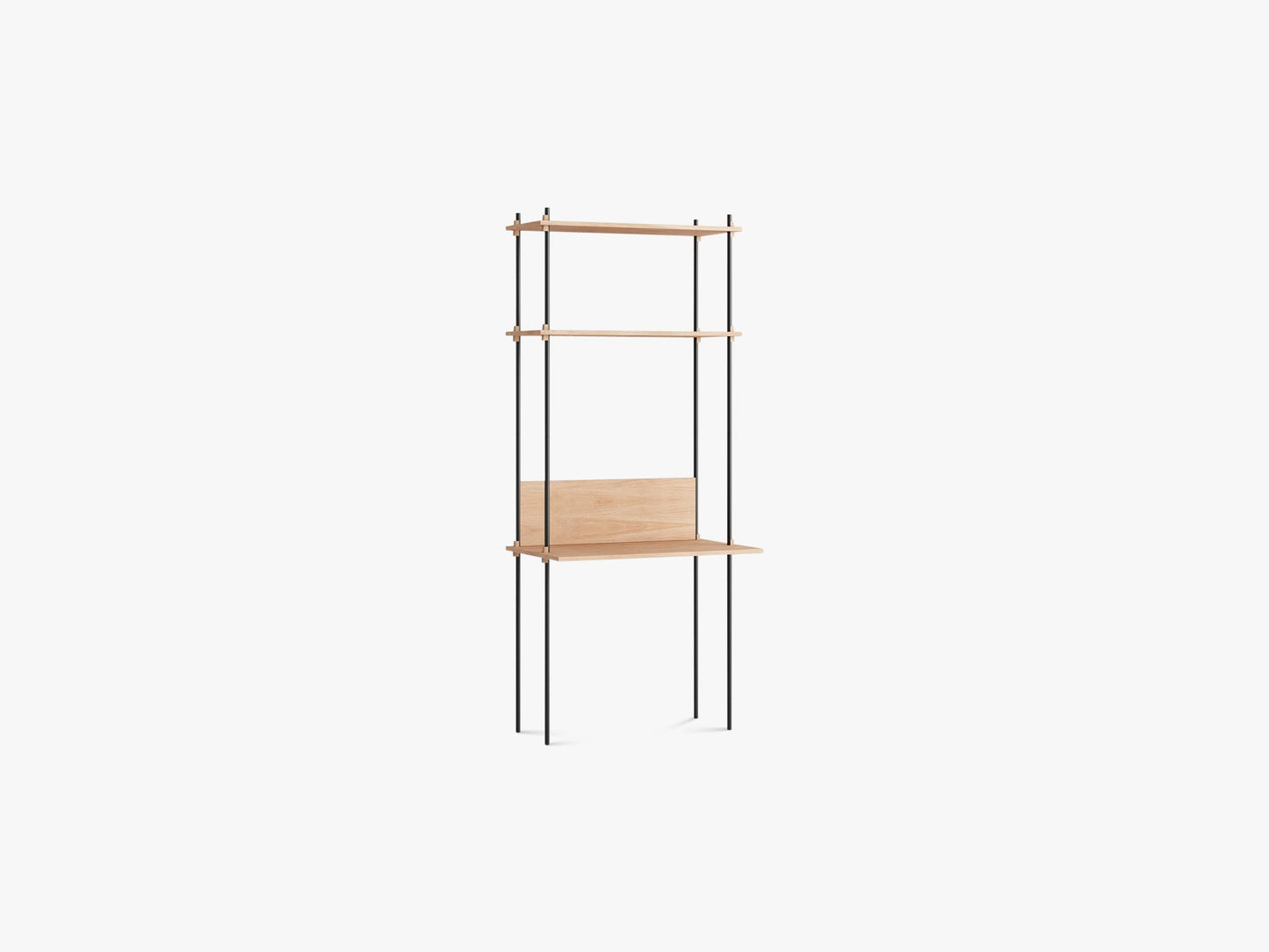Shelving System – S2001D, Oak/Black