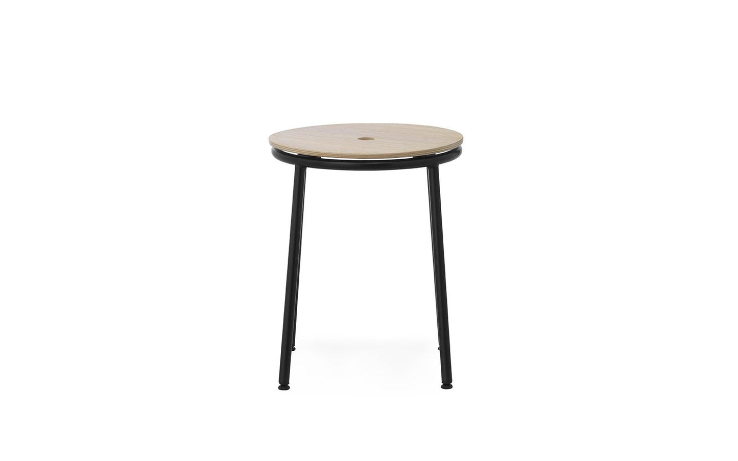 Circa Stool 45 cm Black Steel, Oak