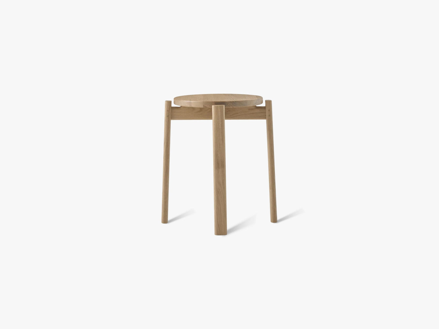 Passage Stool, Natural Oak