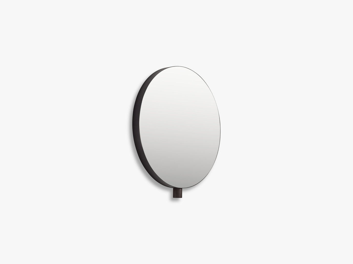 Kollage spejl, Glas/sort