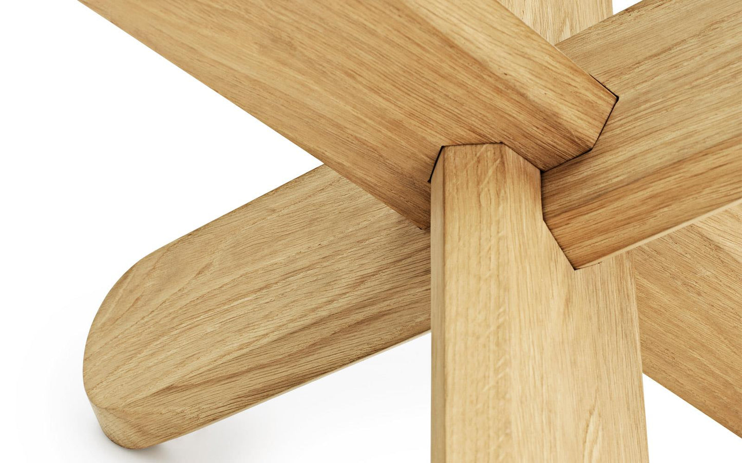 Ding Table, Smoke/Oak