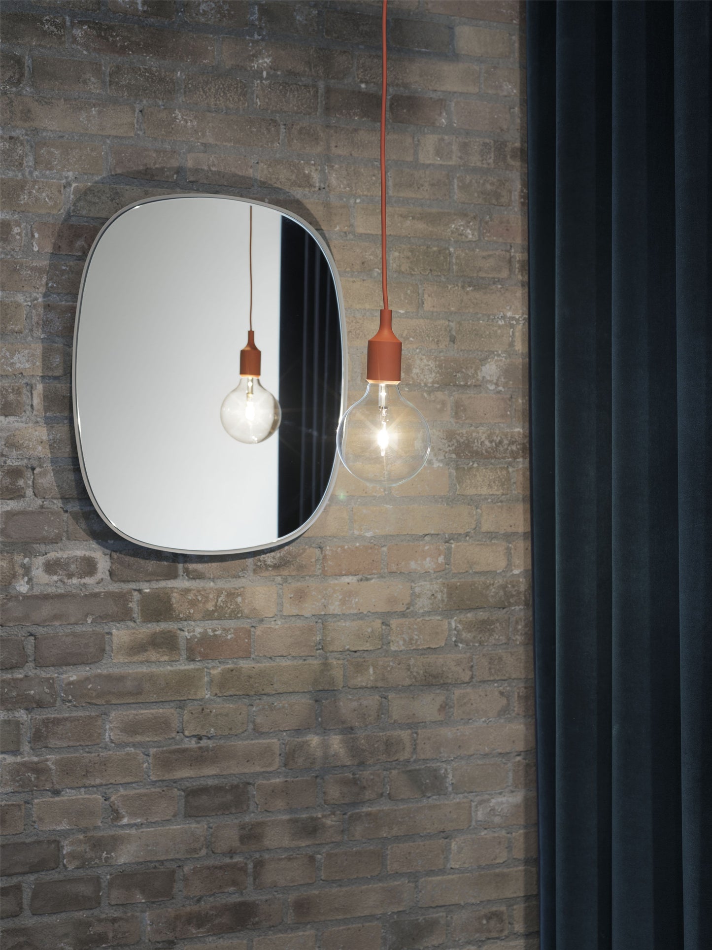 E27 Pendant Lamp, Clay Brown