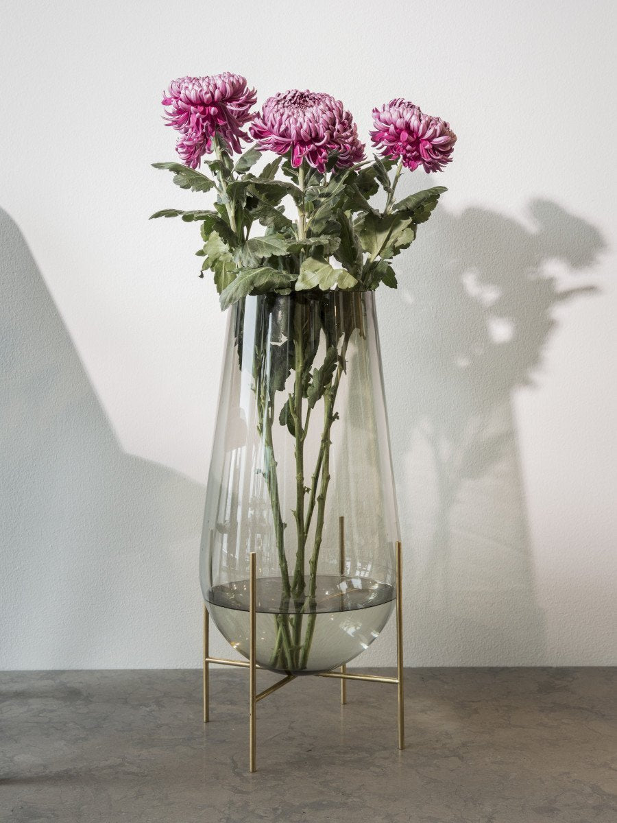 Echasse Vase Medium, Smoke