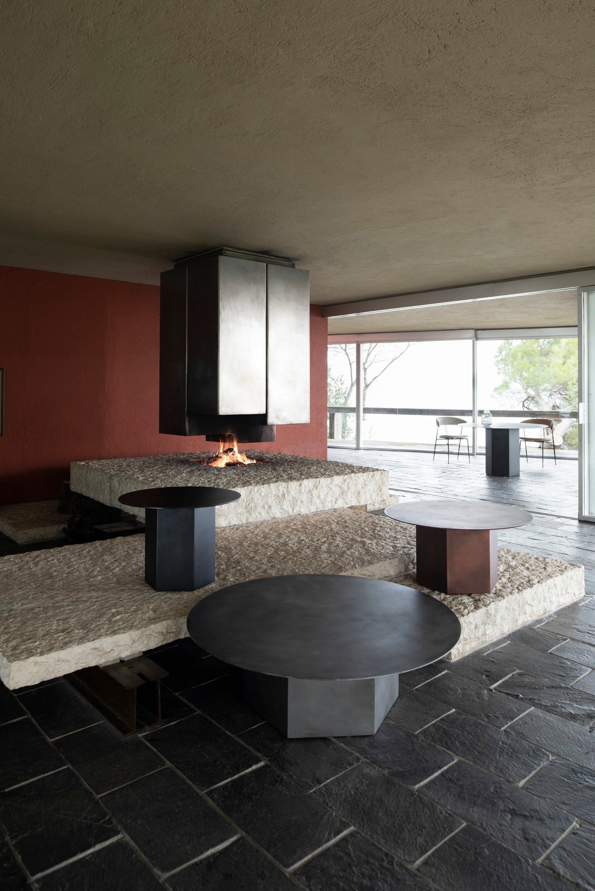 Epic Coffee Table Round Ø110, Midnight Black