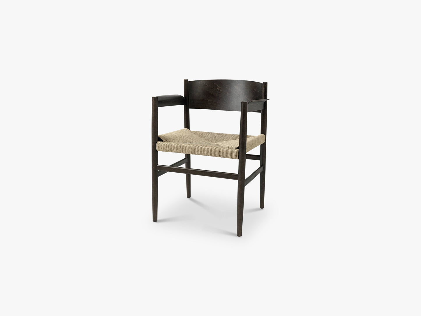 Nestor Chair, Sirka Grey Beech Natural Paper Cord