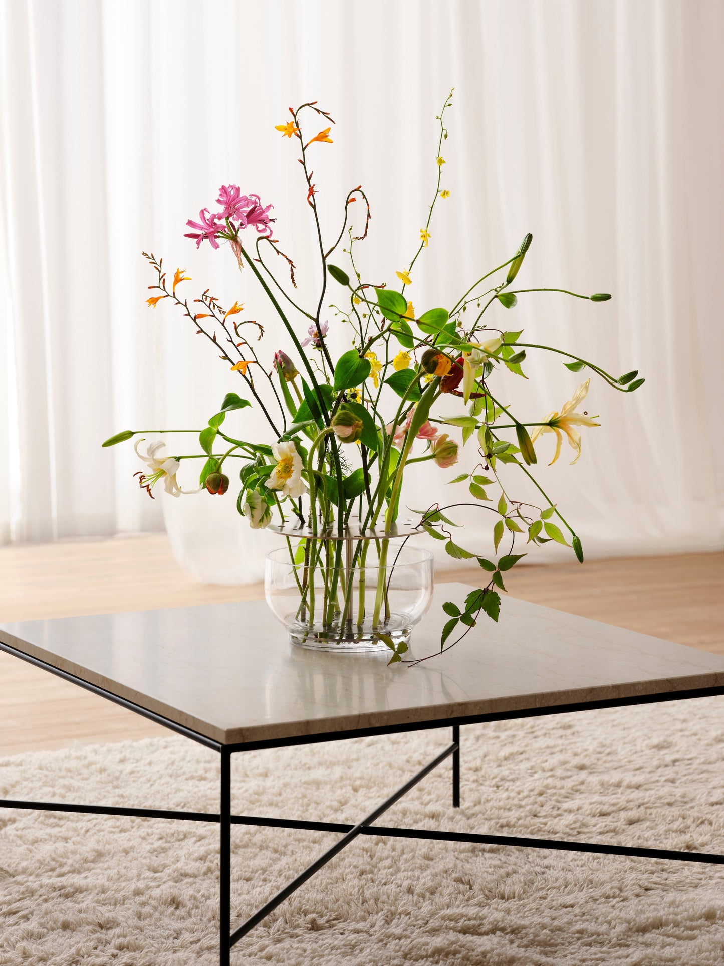 Ikebana Vase, Steel/Large