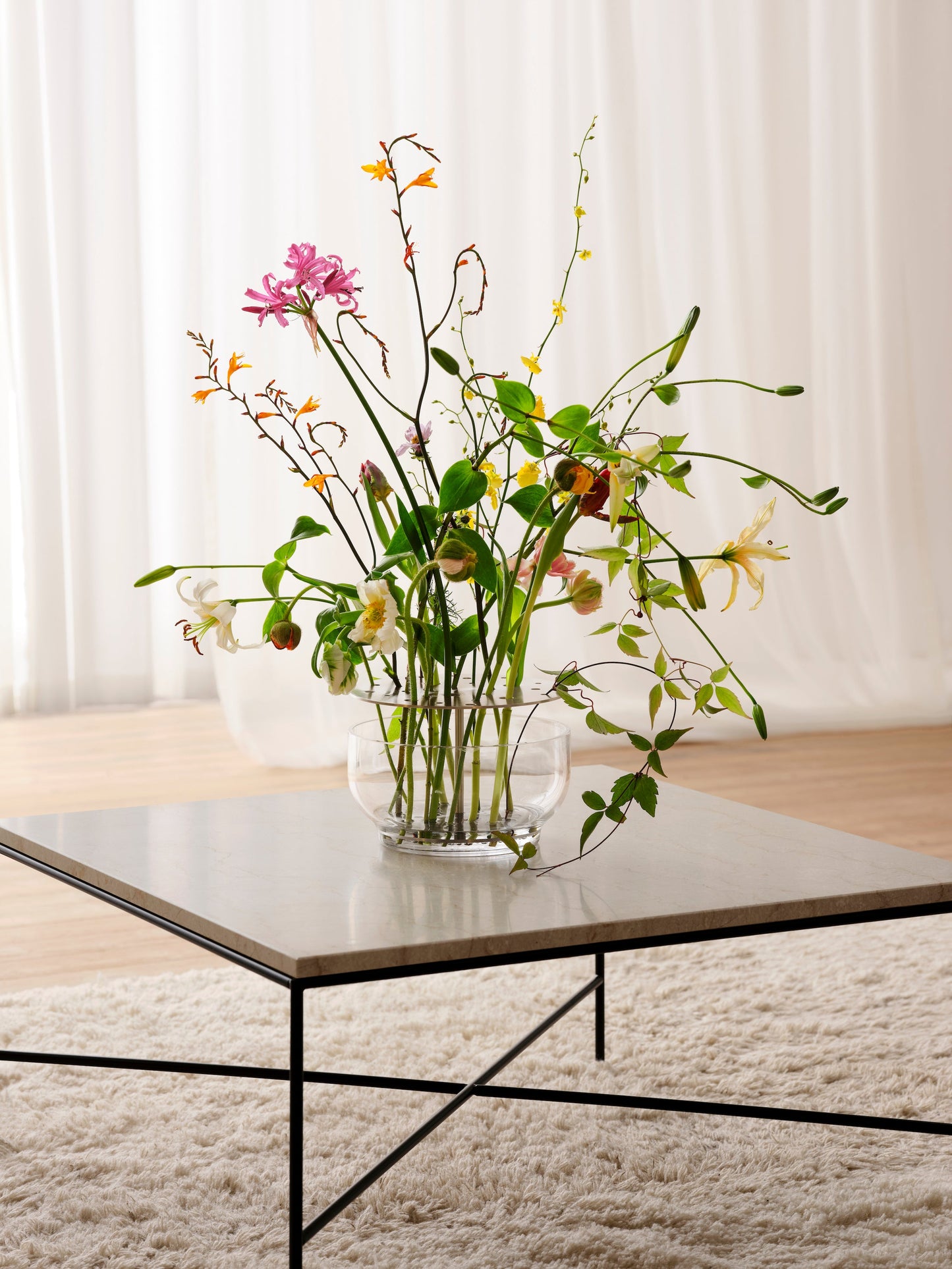 Ikebana Vase, Steel/Large