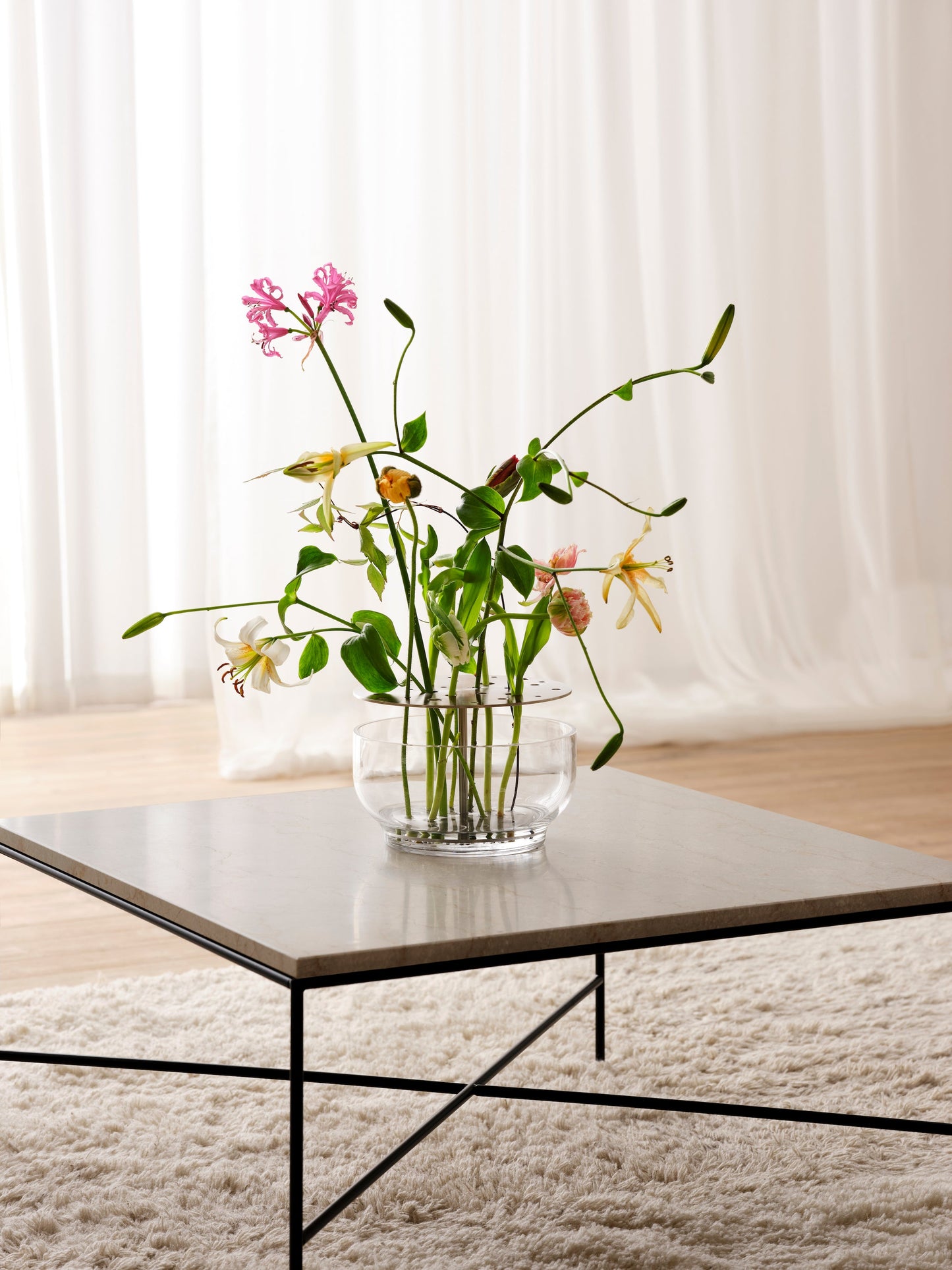 Ikebana Vase, Steel/Large