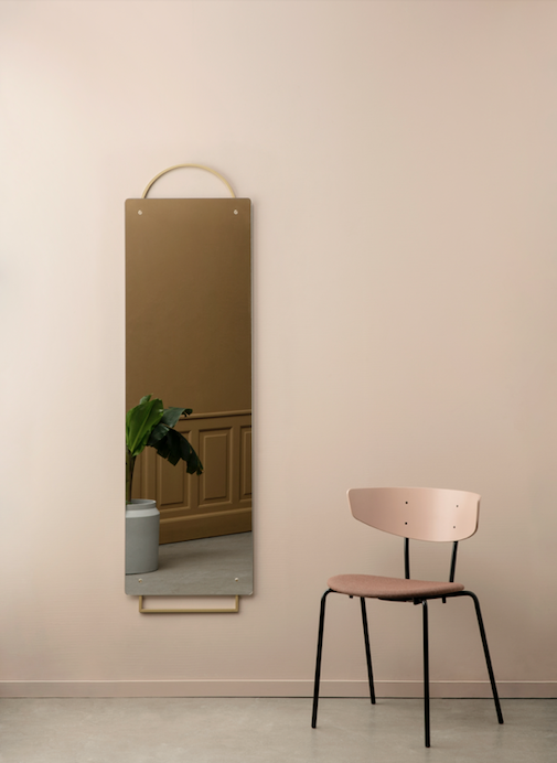 Adorn Mirror - Full size, Brass