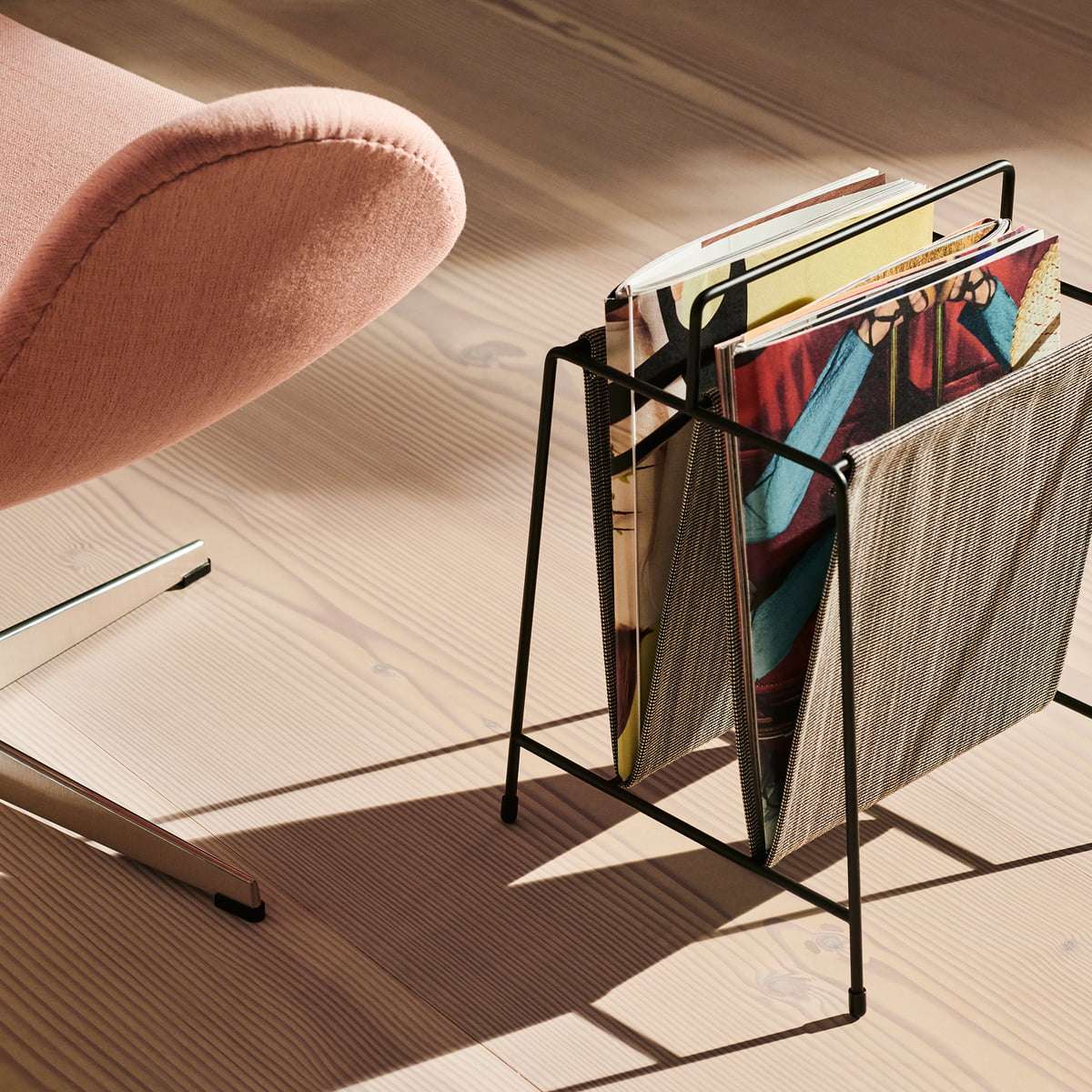 Magazine holder by Paul McCobb