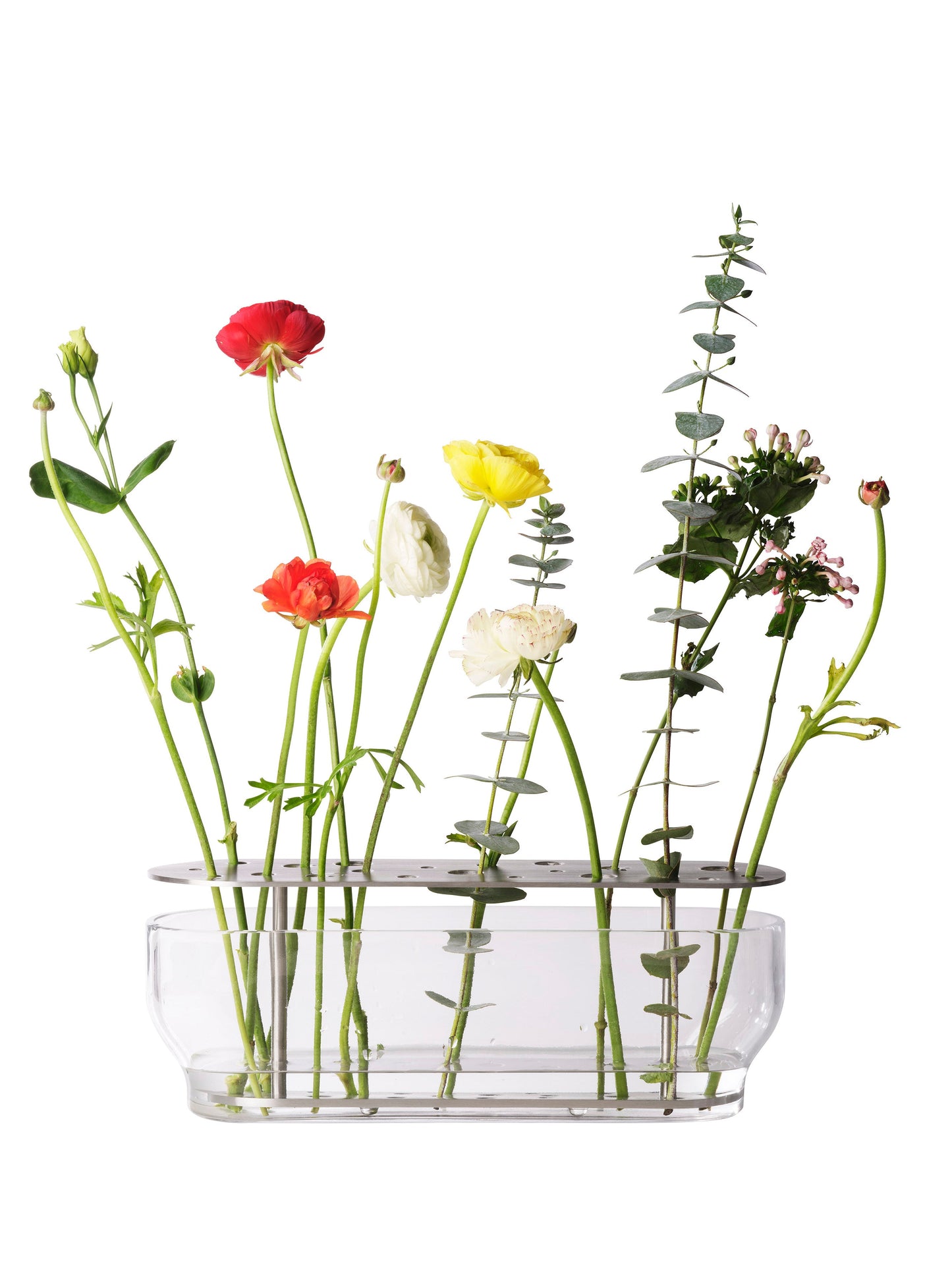 Ikebana Vase, Steel/Long