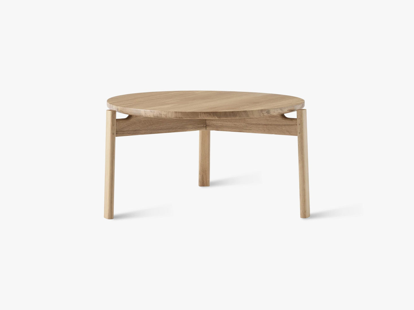 Passage Lounge Table, Ø70, Natural Oak