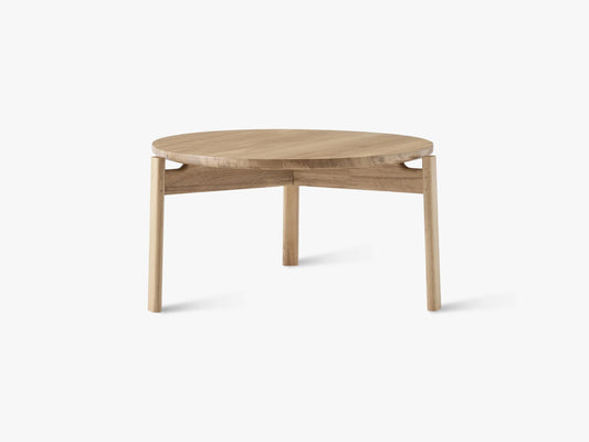 Passage Lounge Table, Ø70, Natural Oak