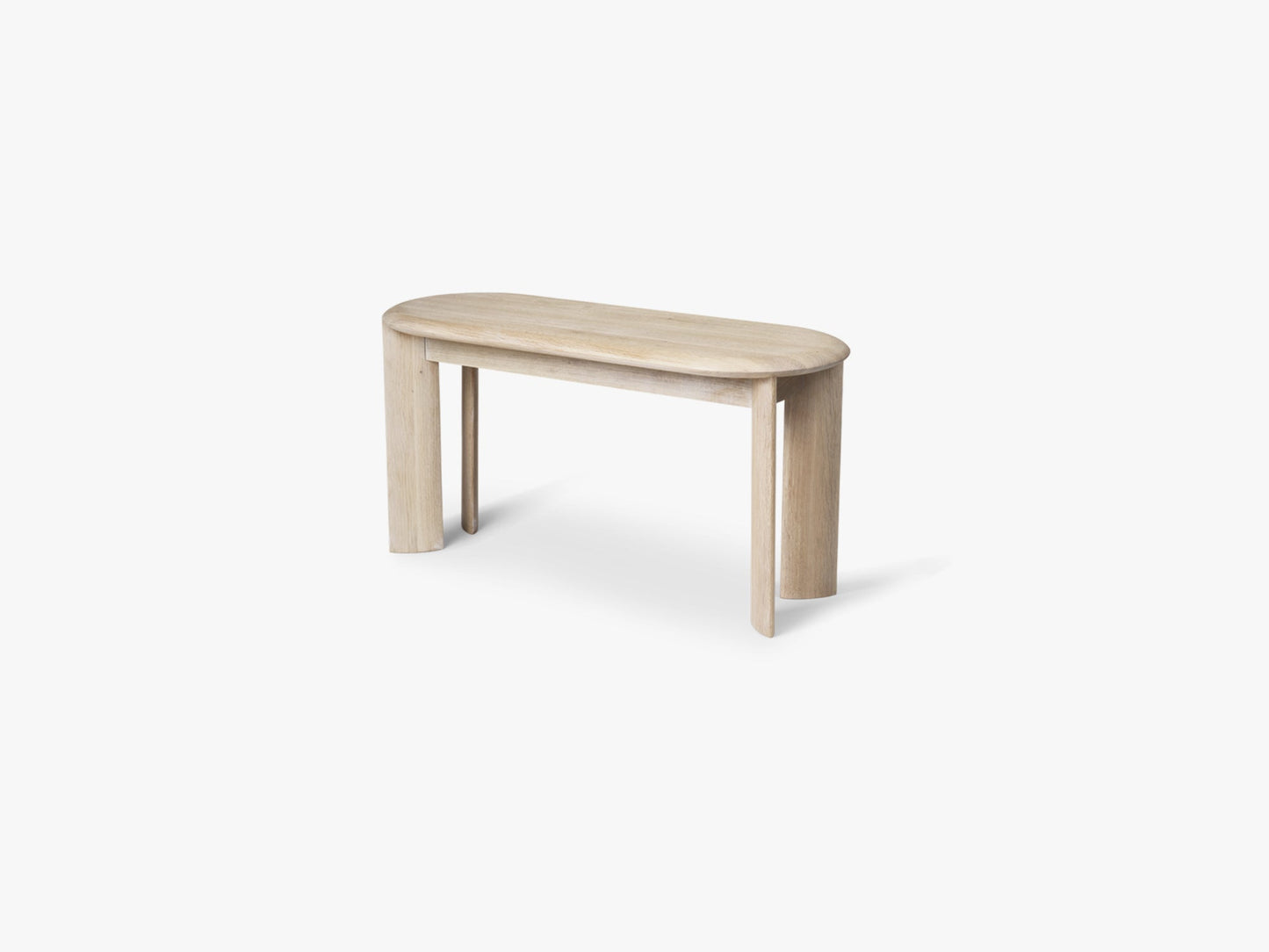 Bevel Bench - White Oiled Oak