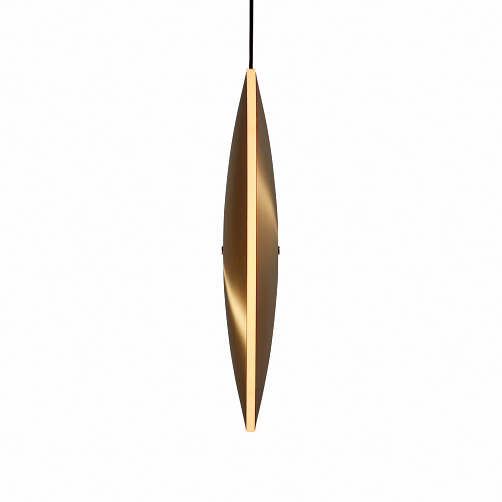 DISH 17H VERTIKAL PENDEL, Brass