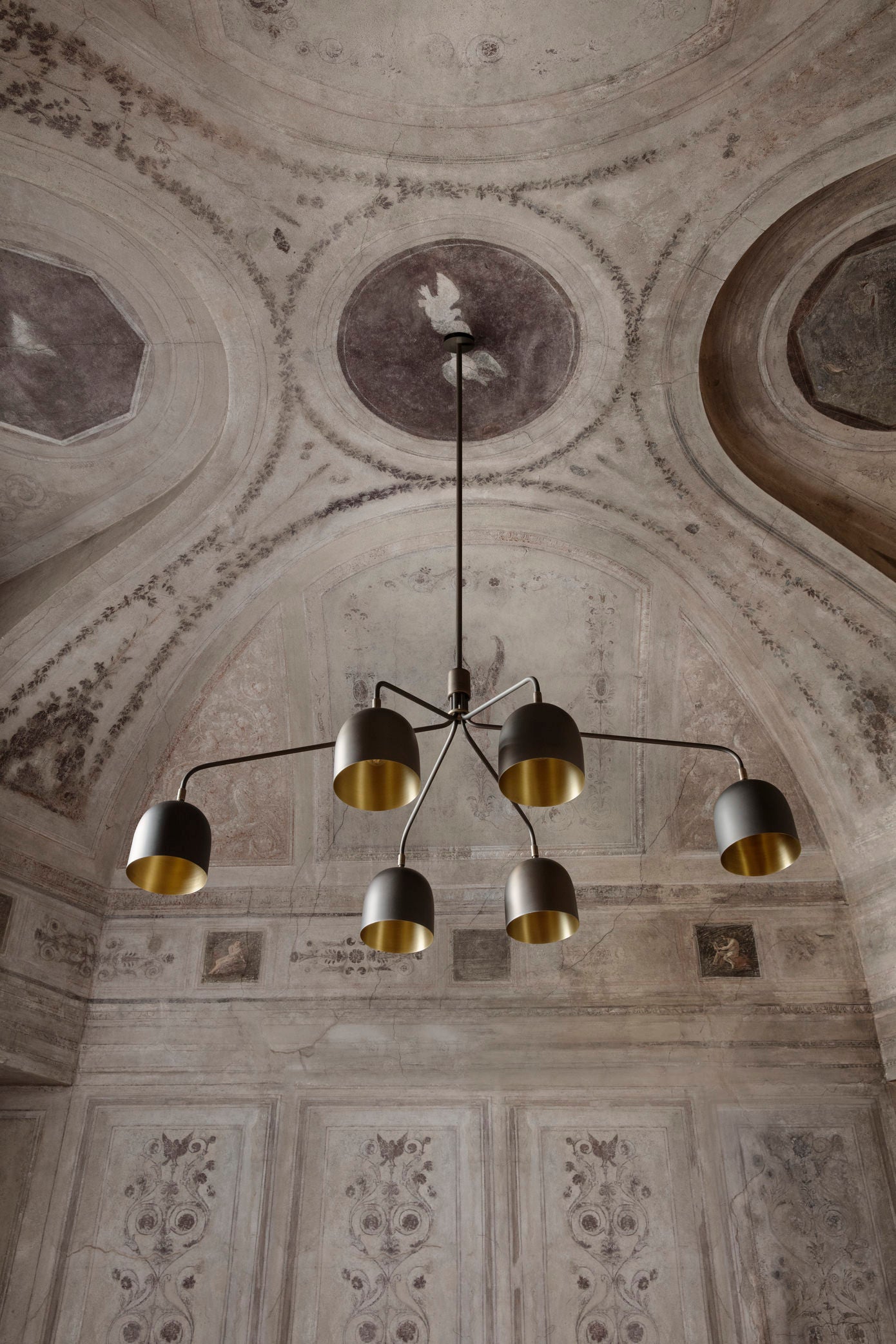 Howard Chandelier 6 Arm, Gunmetal