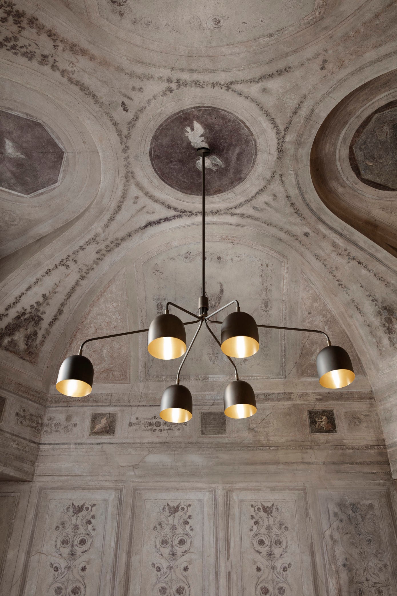 Howard Chandelier 6 Arm, Gunmetal