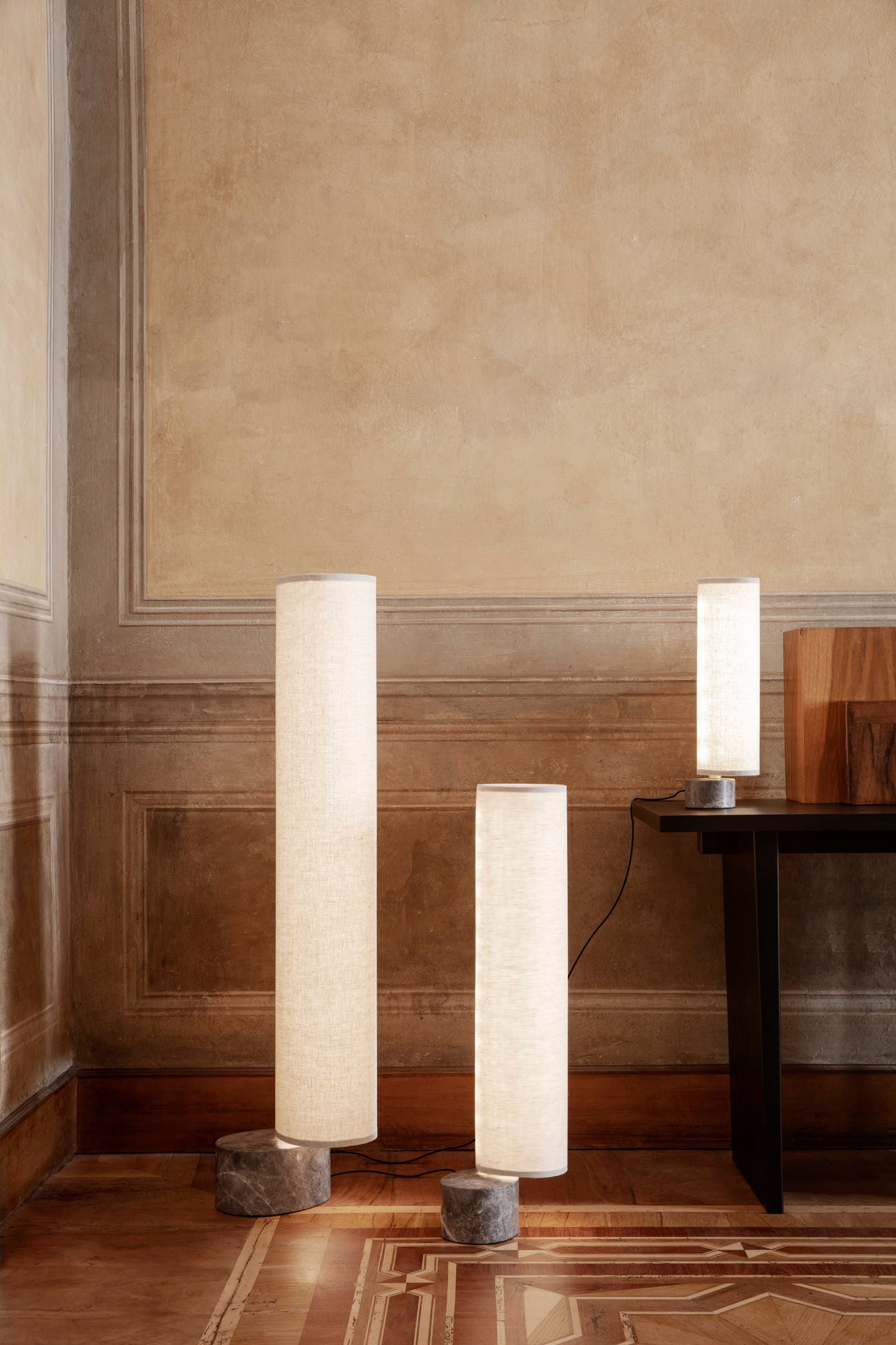 Unbound Floor Lamp - H120, Canvas