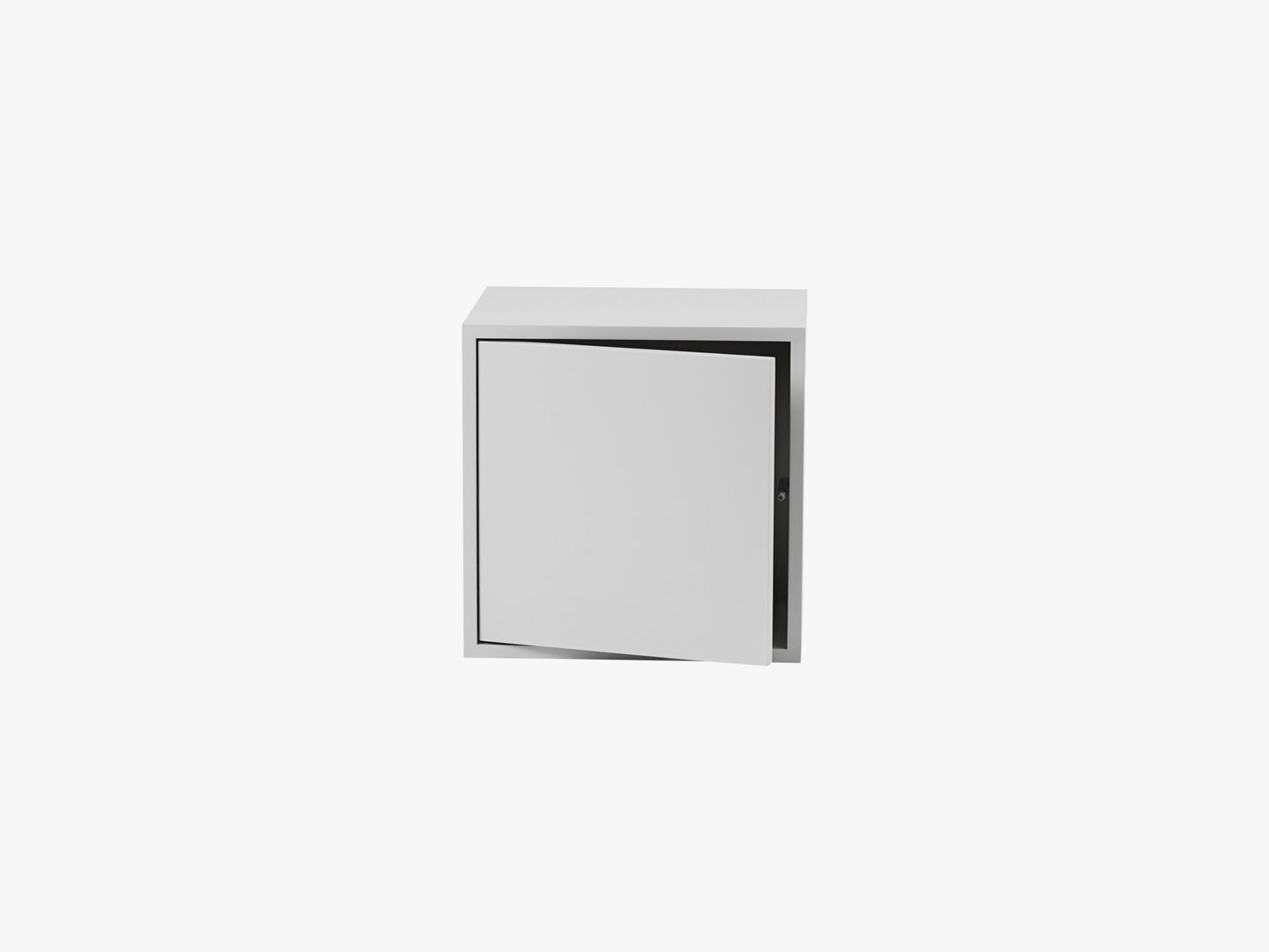 Stacked Storage System - Medium w door, Light Grey