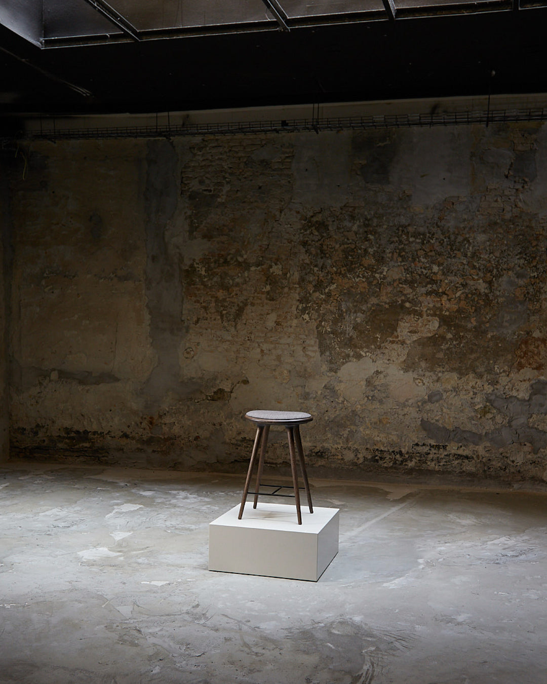 High Stool - Sirka Grey Oak, Grey