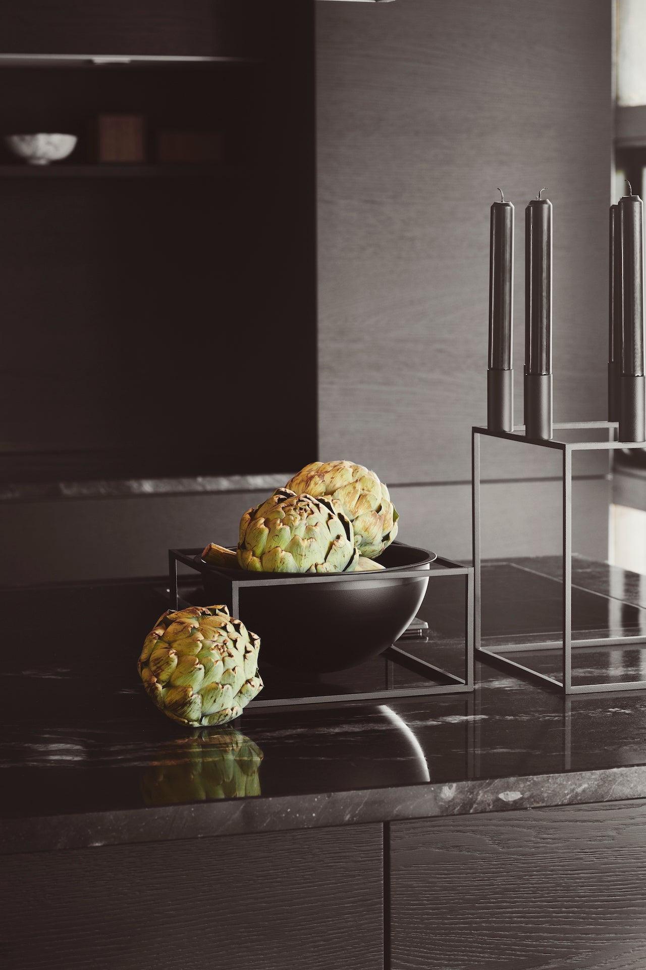 Kubus Bowl centerpiece large, white