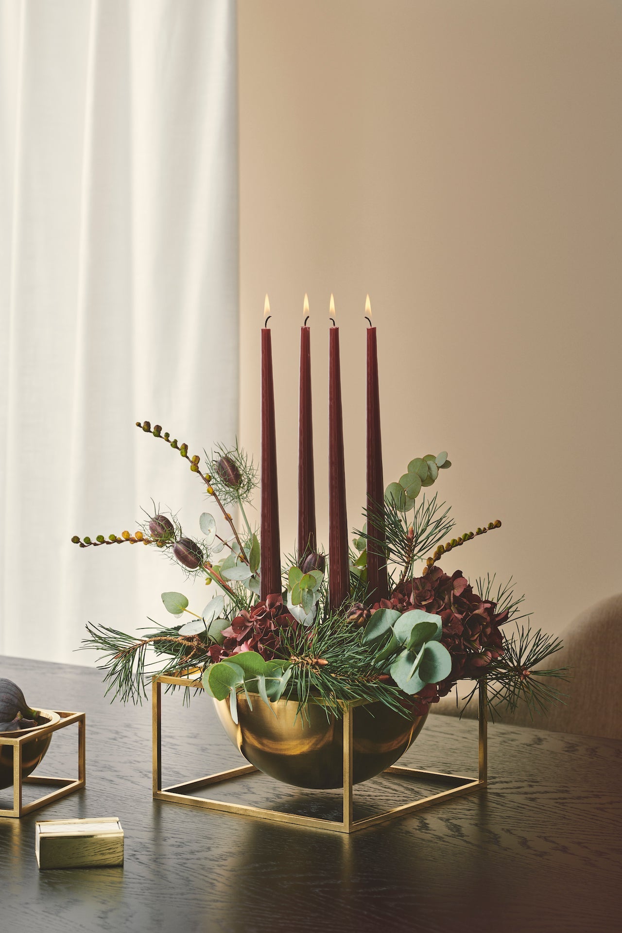 Kubus Bowl centerpiece large, white