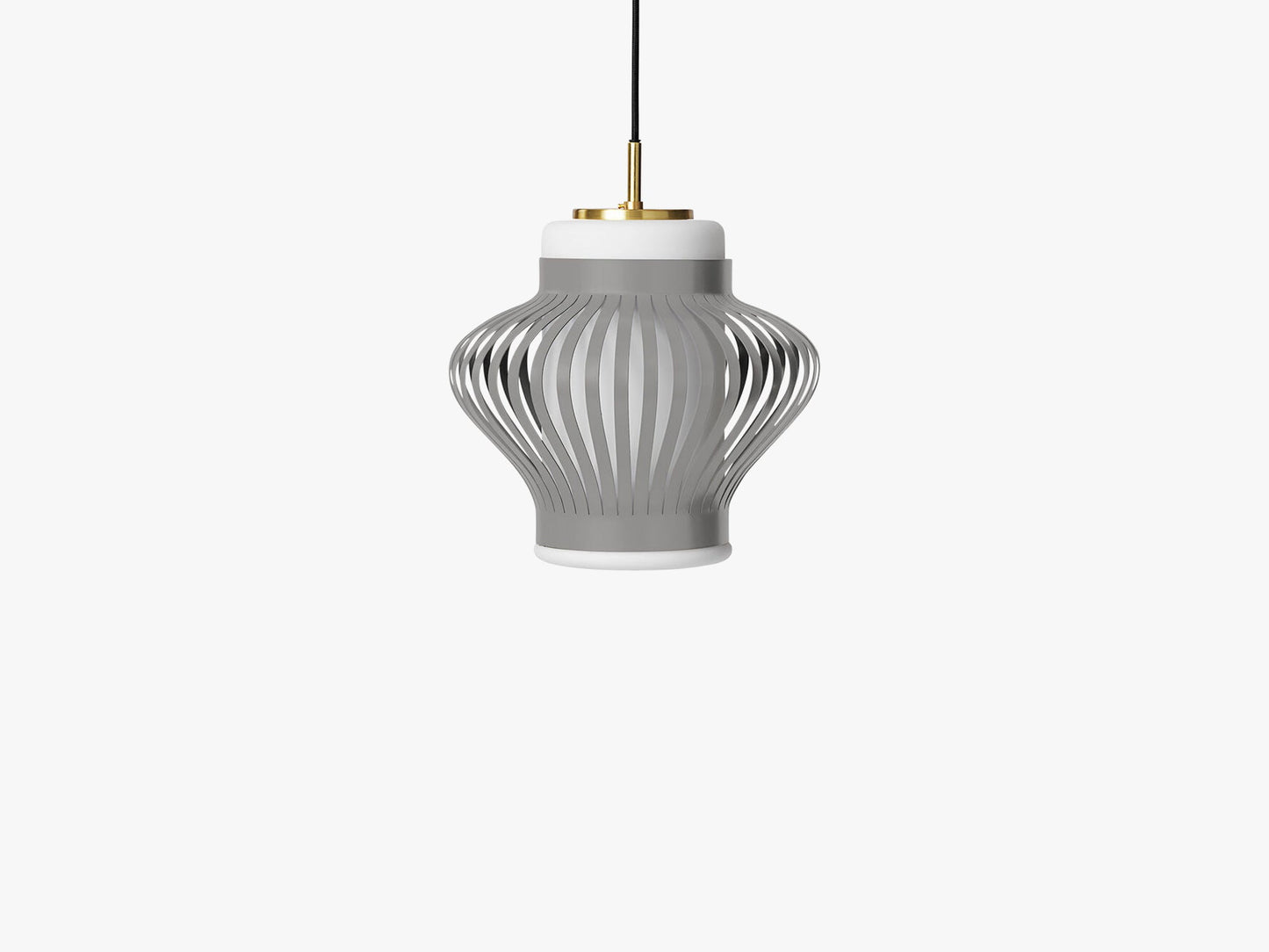 Opal Lamella pendant, Sky grey