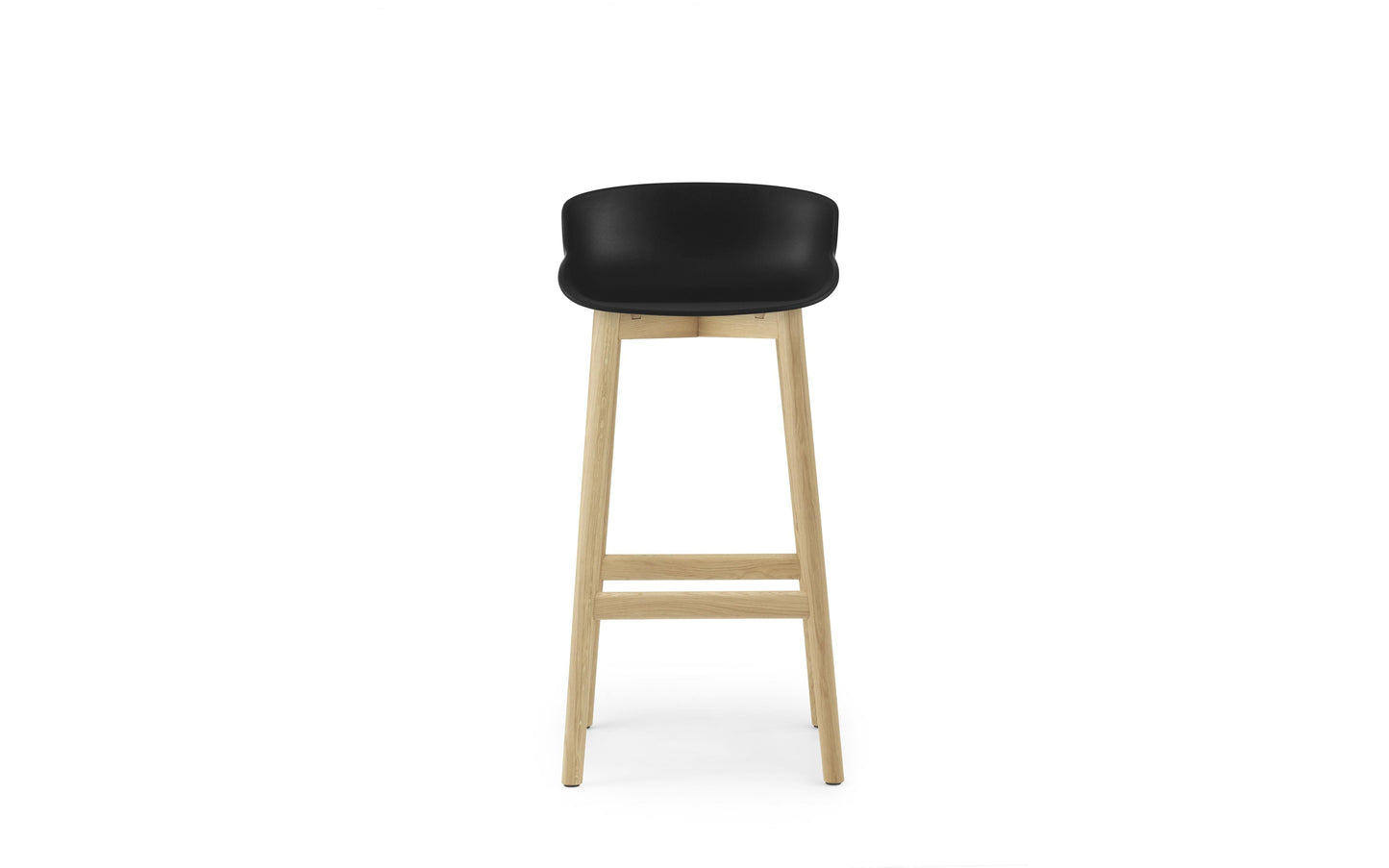 Hyg Barstool 75 cm Oak, Black