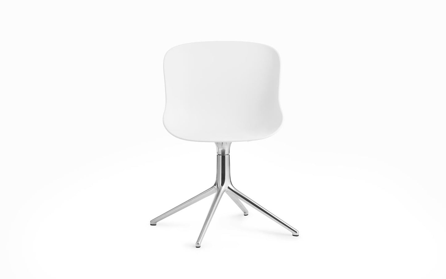 Hyg Chair Swivel 4L Alu, White