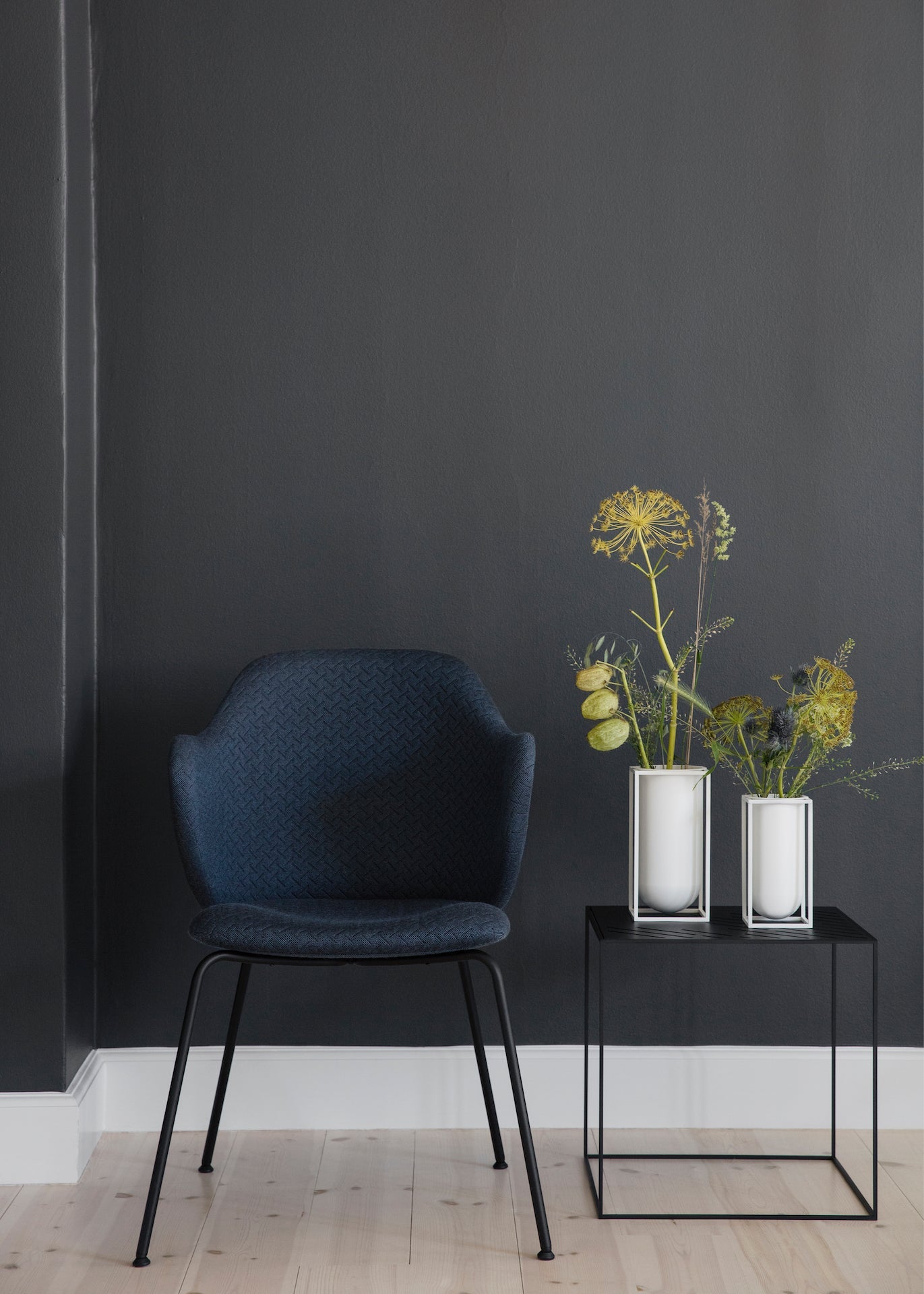 Kubus vase Lolo, black
