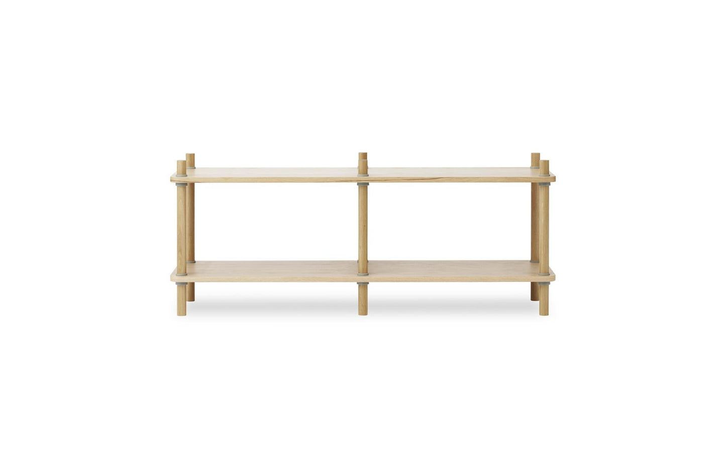 Jam Bookcase 6 poles, Oak/grey