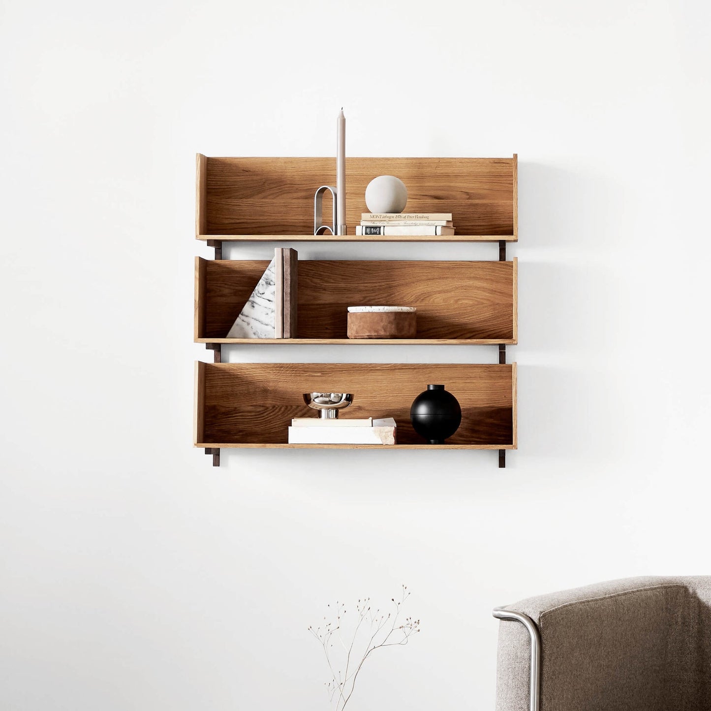 Wooden Sphere, Black