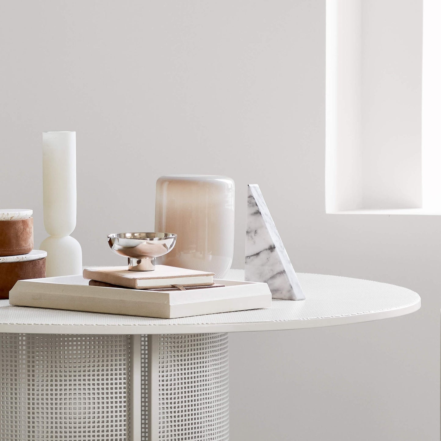 Opal Vase - Large, Beige Opal